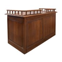 An Oak Shop Counter/Desk 59" W x 29" D x 38" H — France