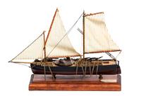 Preble's Fourth Design for a Gunboat, 1804 Height 9 inches.