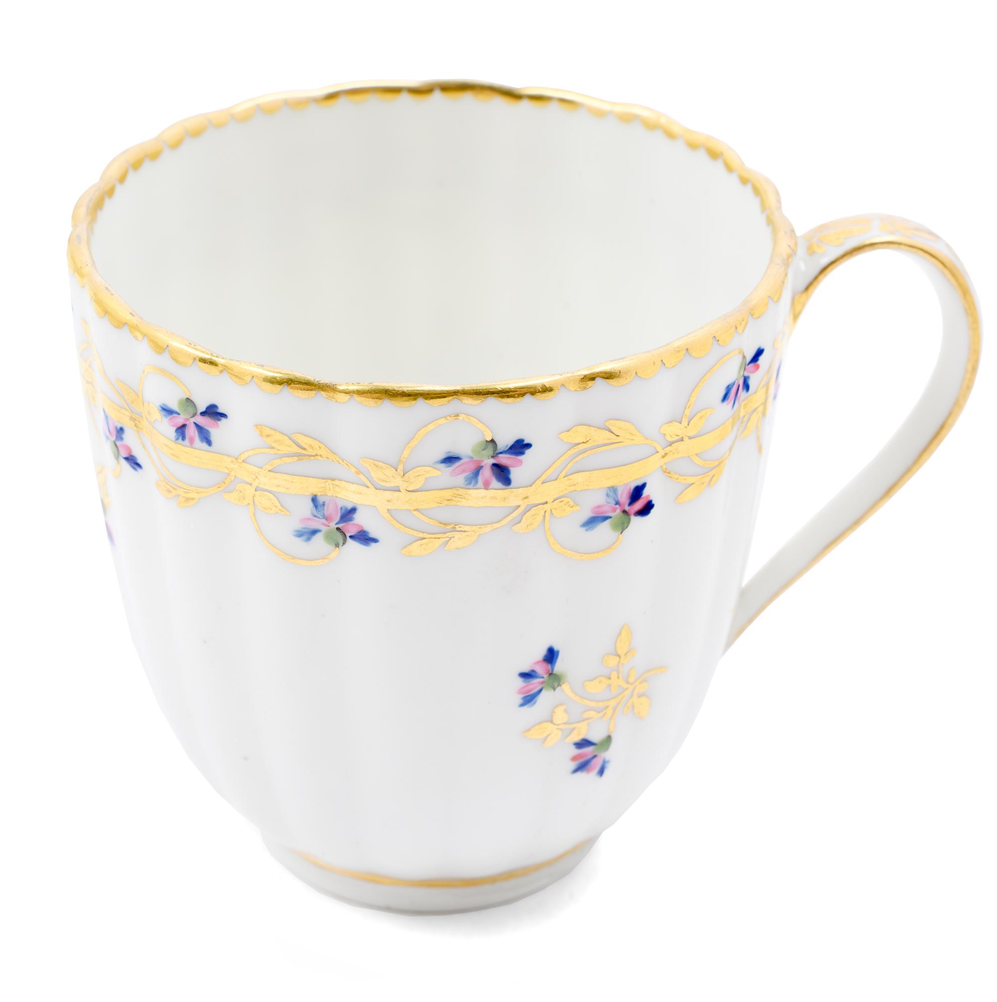 A Group of Derby Porcelain Tea Articles