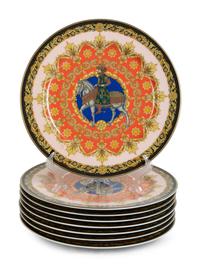 Set of Eight Versace for Rosenthal Christmas Plates — 20TH CENTURY