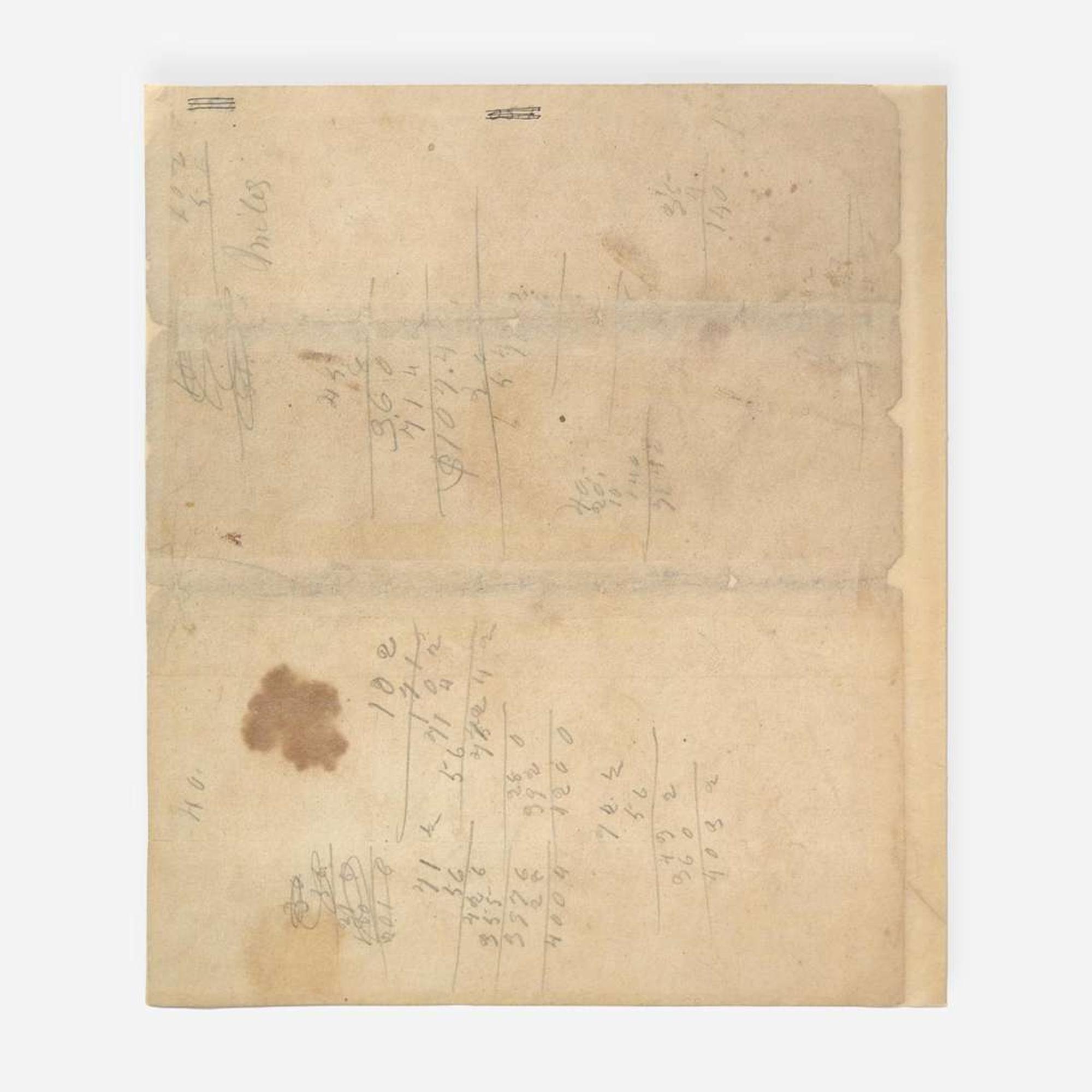 [Presidential] [Jefferson, Thomas] (Washington, Henry A.) Manuscript Copy of an Autograph Letter