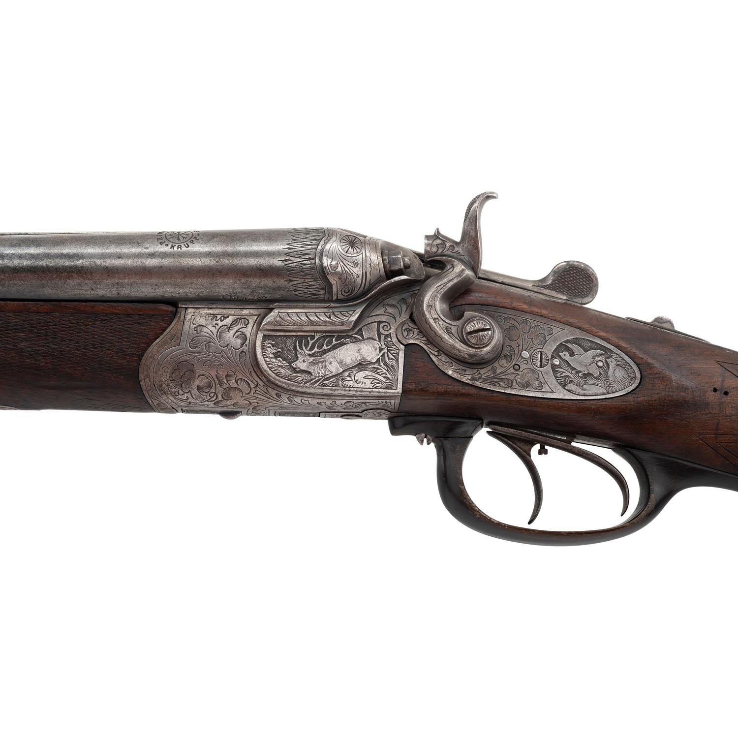 ** 20th Century German Drilling Gun by Emil V. Nordheim (1859-1938)