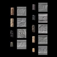 Nine Near Eastern Stone Cylinder Seals