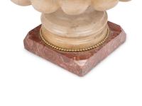 A Pair of Neoclassical Style Fluted Marble Jardinieres