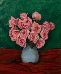 Walt Francis Kuhn, (American, 1877-1949) — Pink Roses, 1938