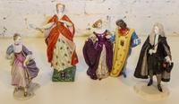 Four Continental Figures or Figural Groups Height of tallest 11 inches.