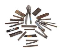 Collection of Jesse Monongya's Personal Silver Stamps and Hand Tools