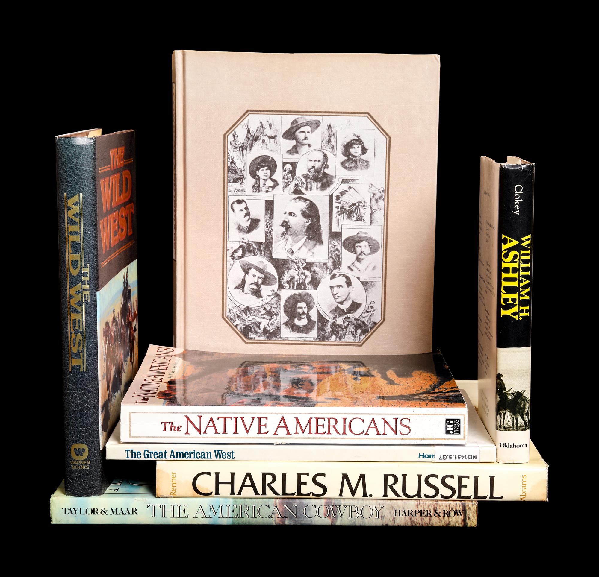 Seven books on Cowboys & Indians