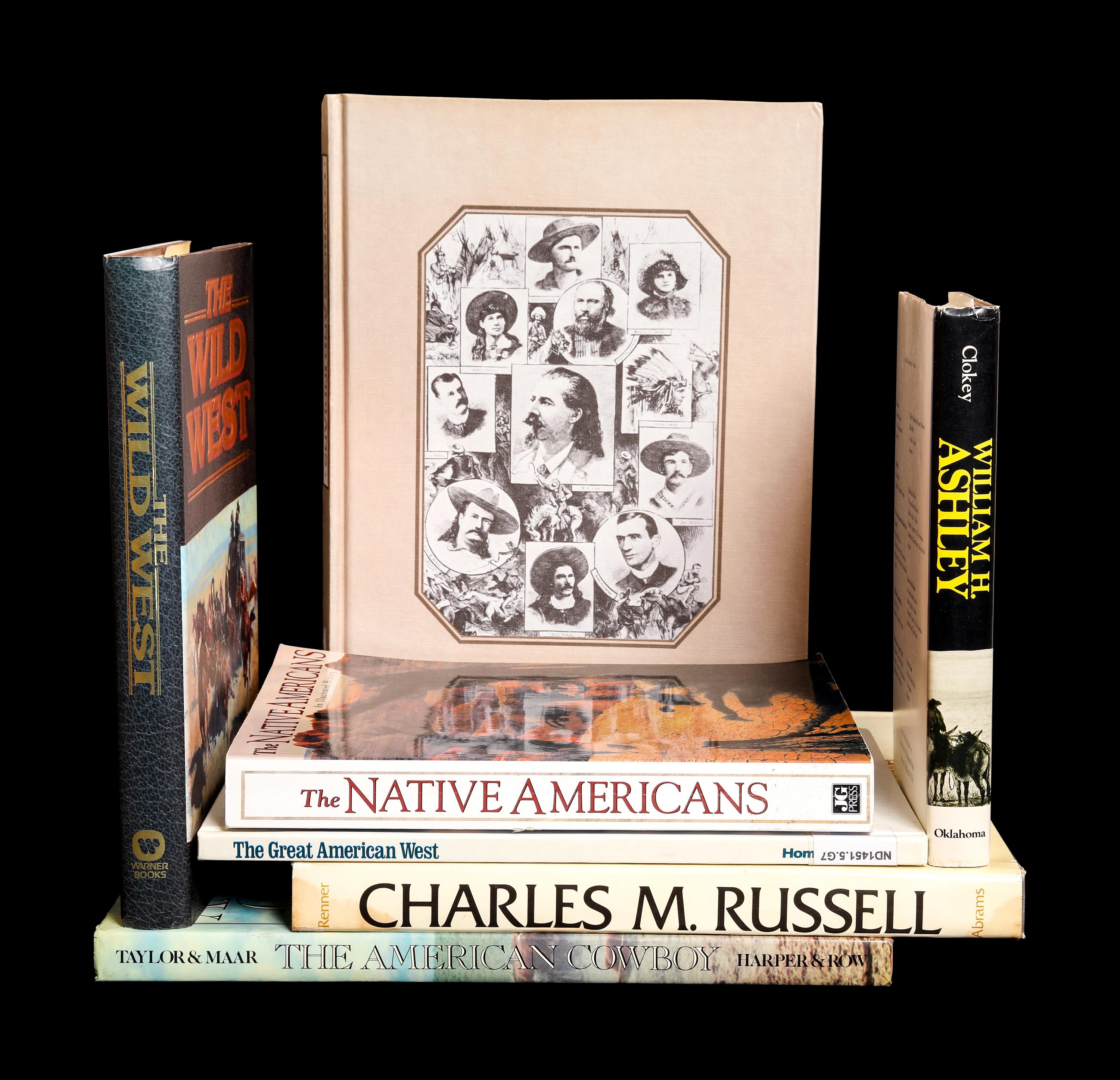 Seven books on Cowboys & Indians