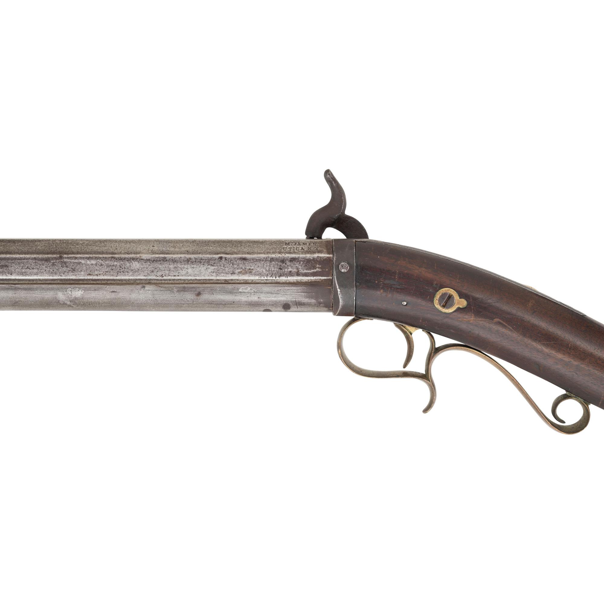 Percussion Target Rifle by Morgan James of Utica, NY