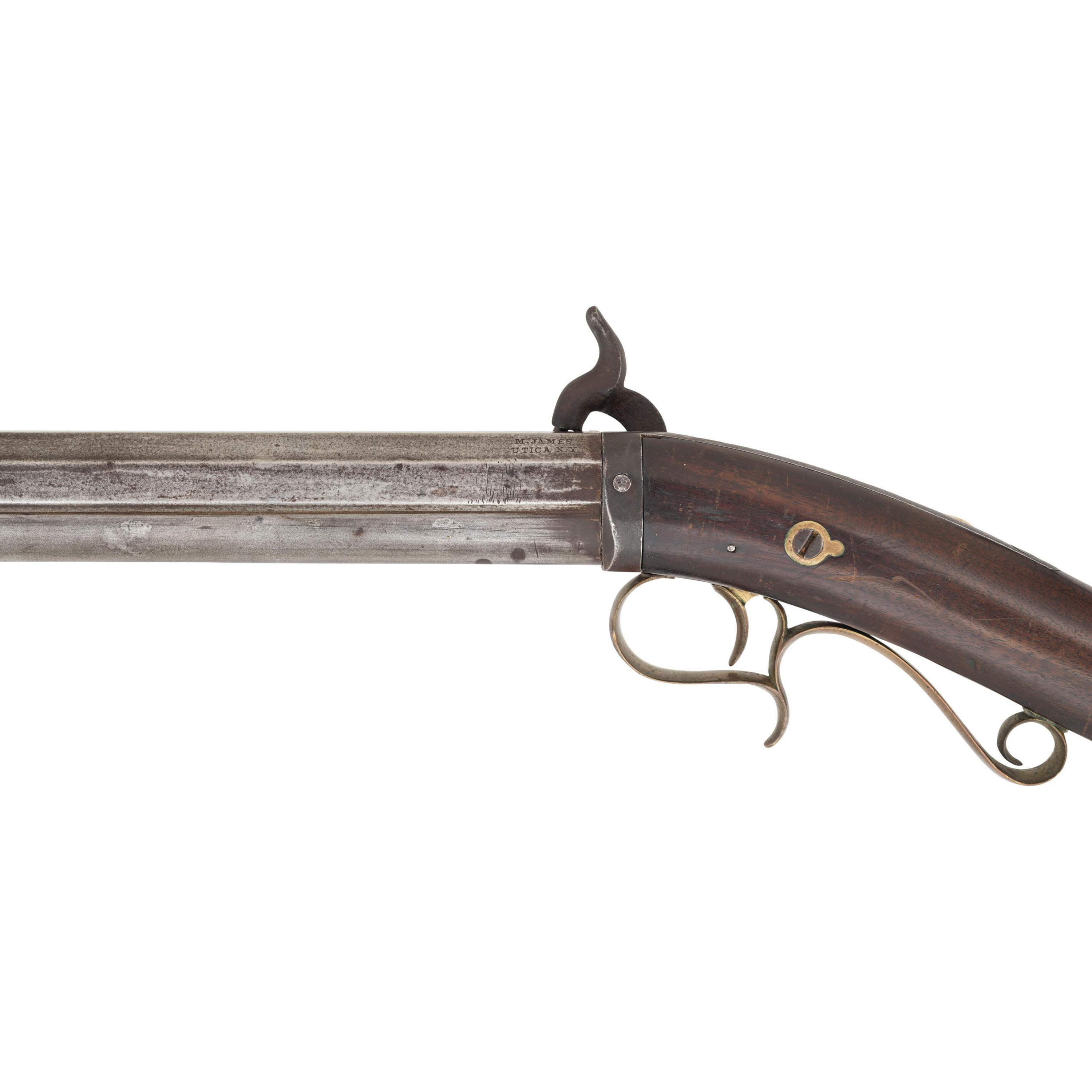 Percussion Target Rifle by Morgan James of Utica, NY