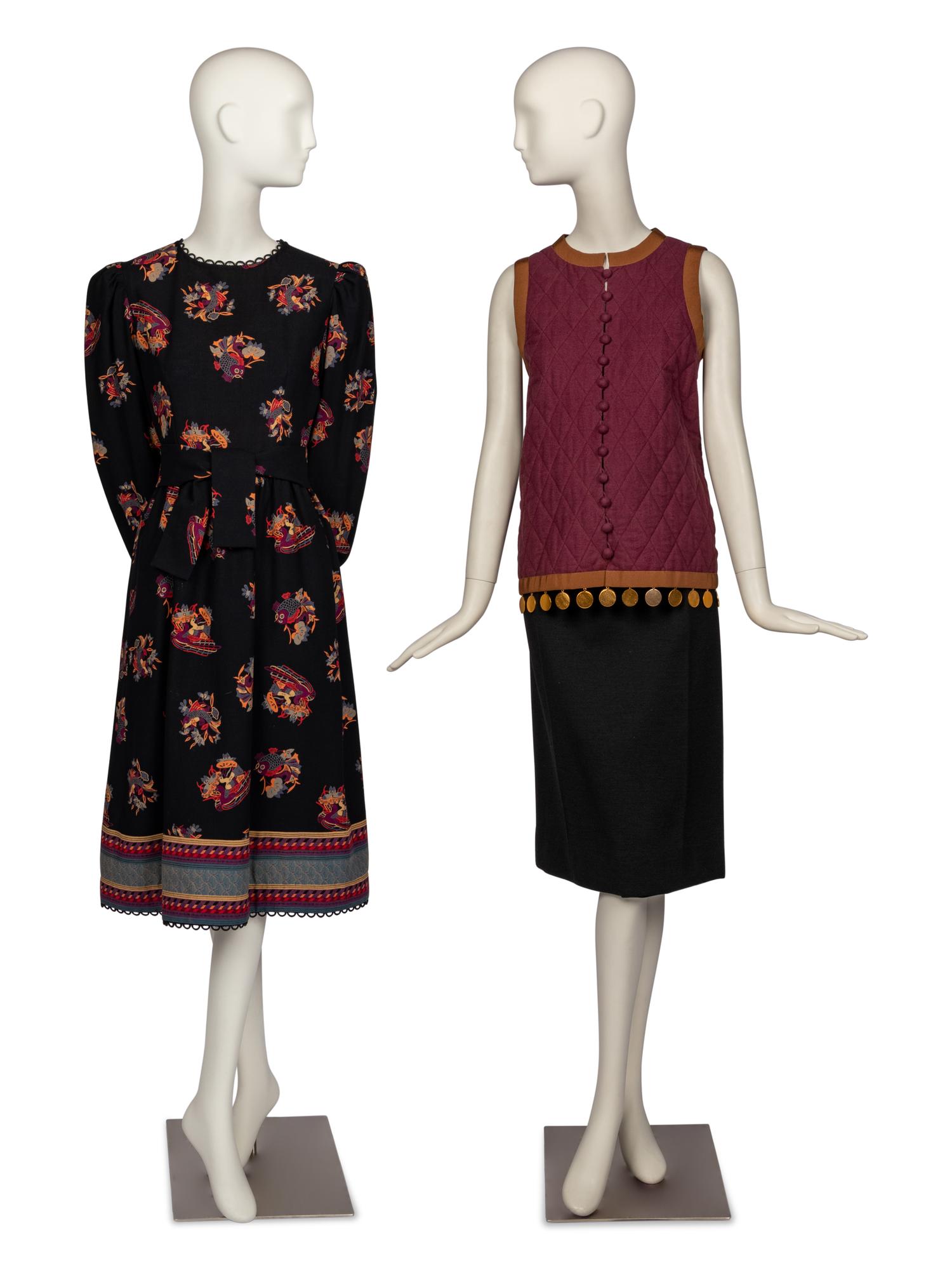 Three Lanvin Items, 1970-80s