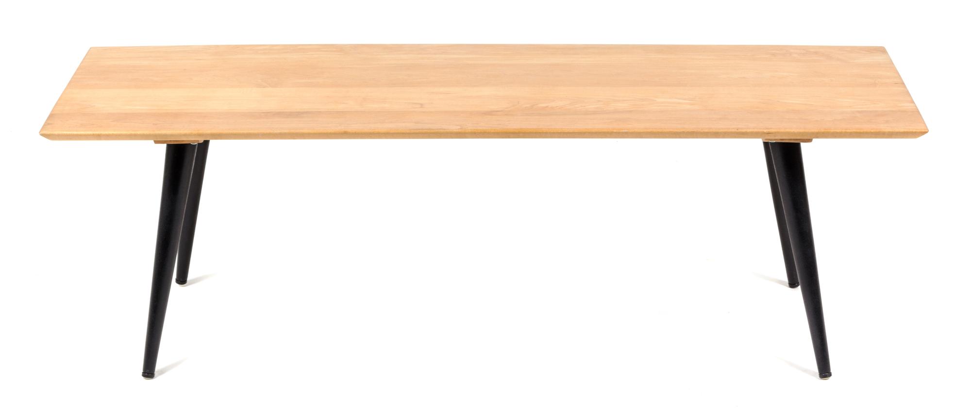 A Planner Group Low Coffee Table, Paul McCobb for Winchendon Furniture Height 15 x width 48 x depth 17 7/8 inches.