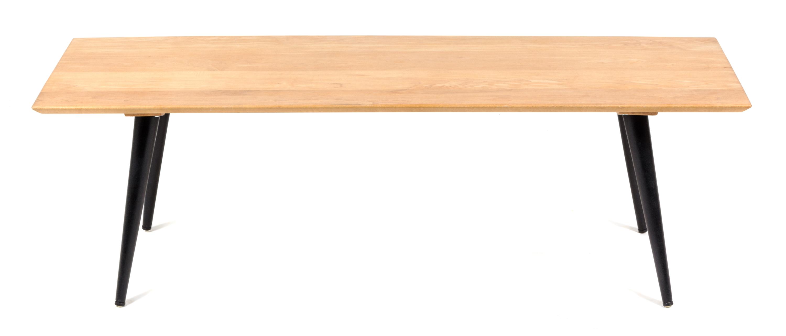 A Planner Group Low Coffee Table, Paul McCobb for Winchendon Furniture Height 15 x width 48 x depth 17 7/8 inches.