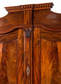 A Continental Mahogany Armoire
