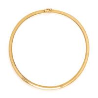 Italian, Yellow Gold Omega Chain