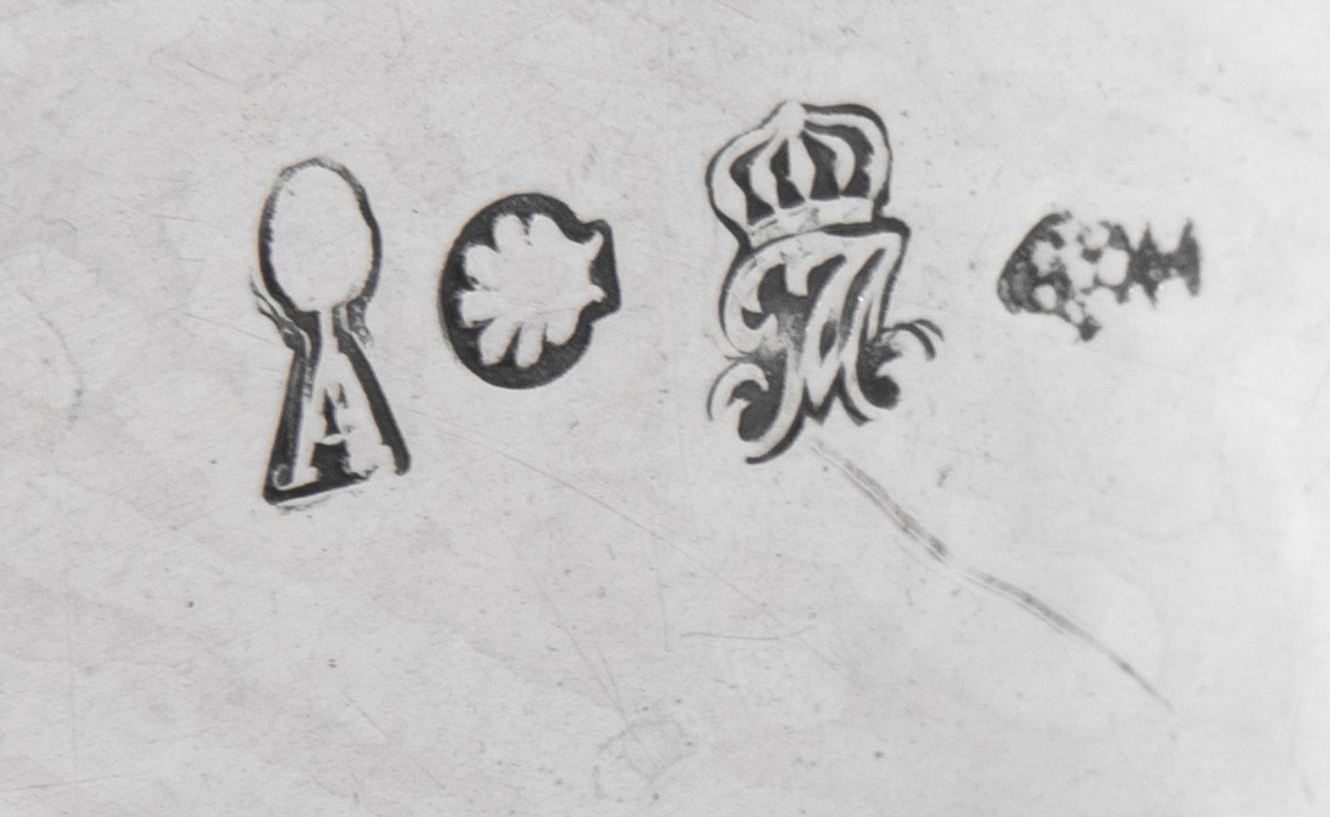 A Pair of German Silver Sweetmeat Dishes