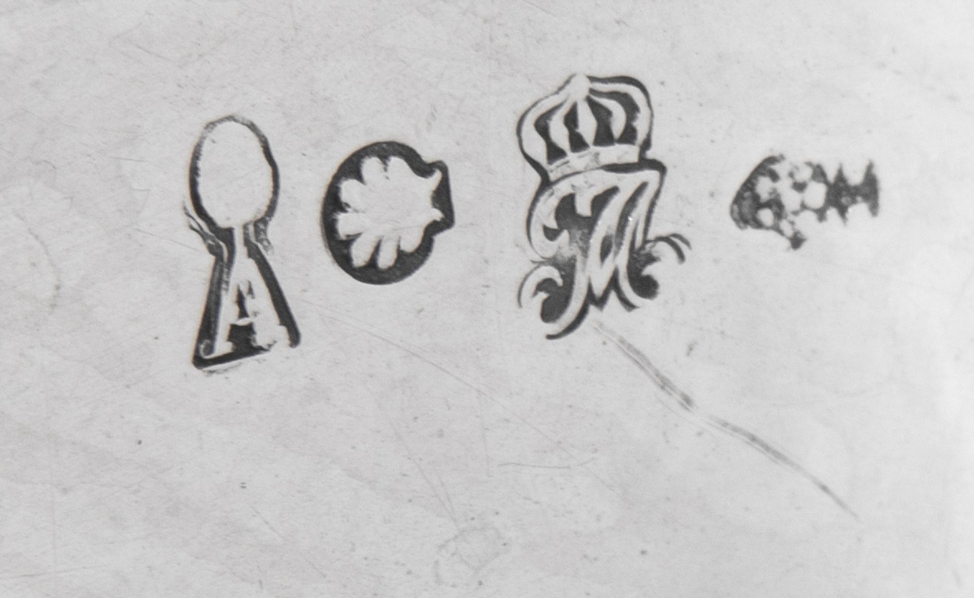 A Pair of German Silver Sweetmeat Dishes