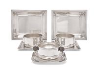A Group of Puiforcat .950 Silver Table Articles