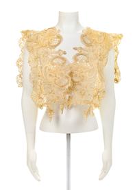 A Beige Lace Shawl, 1910-40s