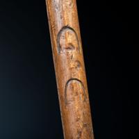 Northern Plains Spike Club, with Horse Track Decorations, From an Estate in Sinking Spring, Ohio