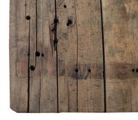 An Industrial Wood and Steel Table 95" W x 30.5" D x 33" H — United States, Early 20th Century