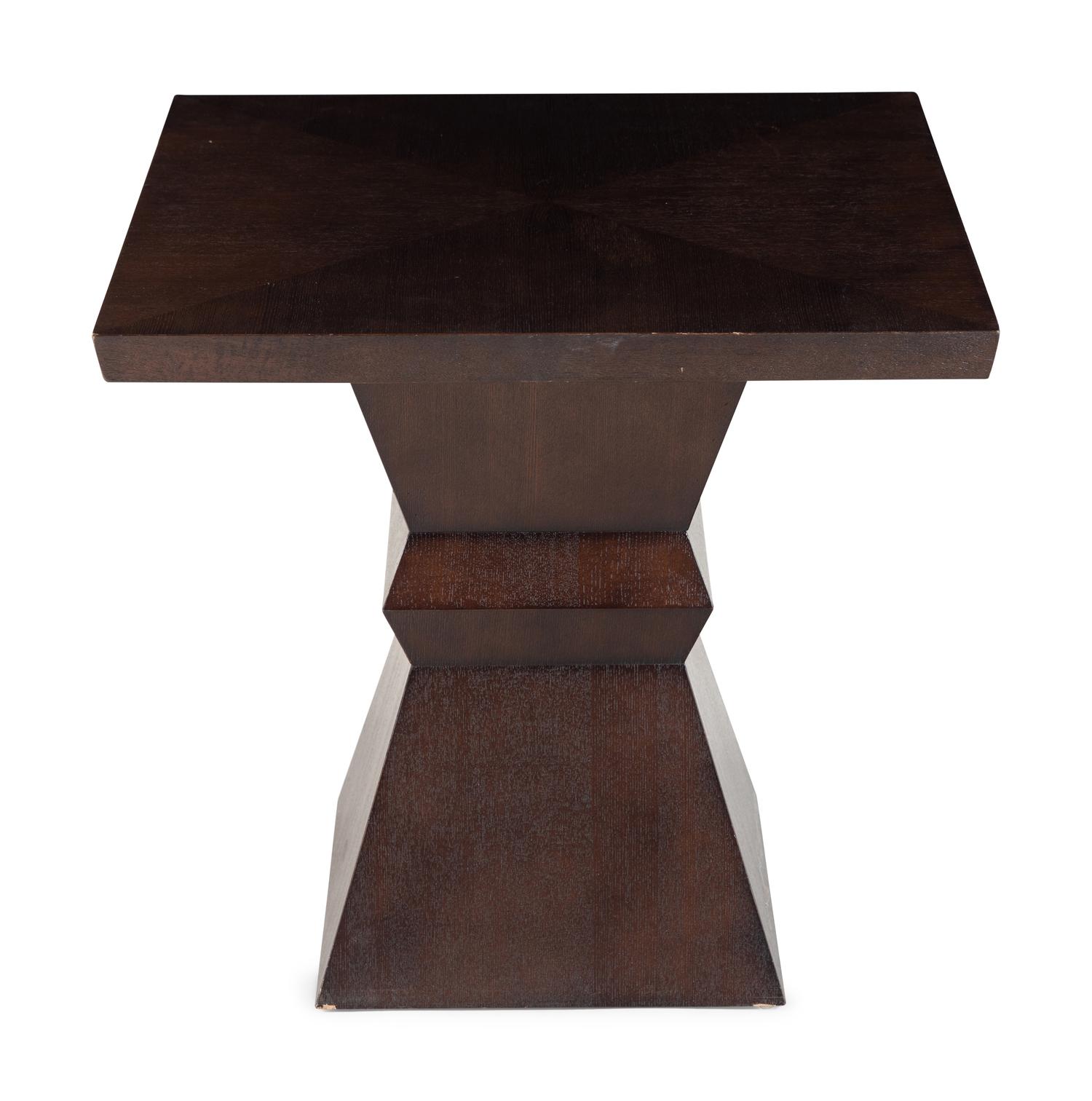 A Contemporary Solid Wood Side Table