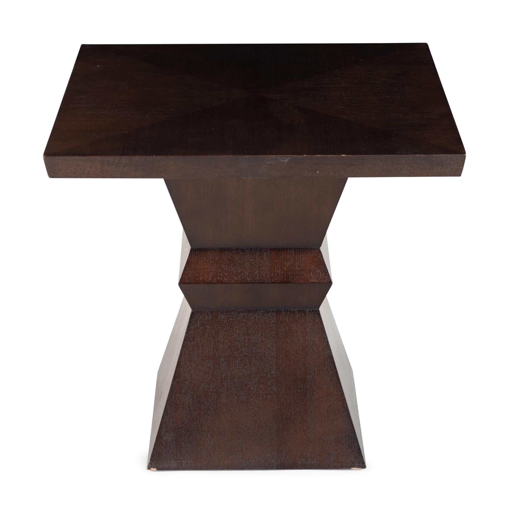 A Contemporary Solid Wood Side Table