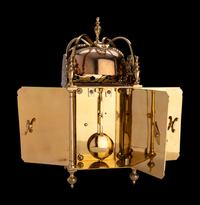 An English Brass Lantern Clock, Thomas Mudge