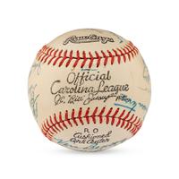 A 1958 Winston Salem Red Birds Team Signed Autograph Baseball