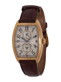 FRANCK MULLER, REF. 2852 18K YELLOW GOLD TRIPLE TIME ZONE 'MASTER BANKER' WATCH