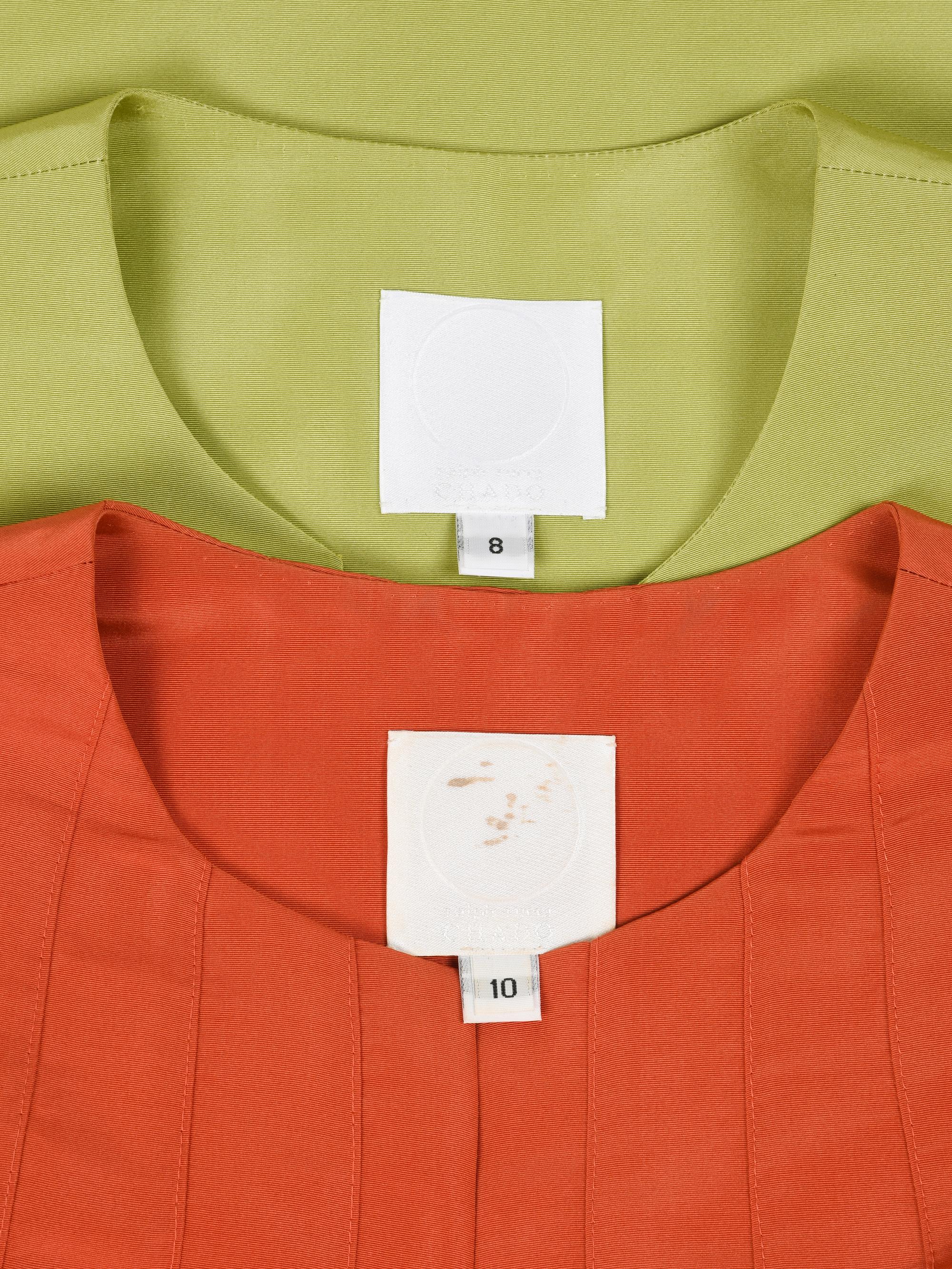 Two Chado Ralph Rucci Sleeveless Dresses, 2000-2010s