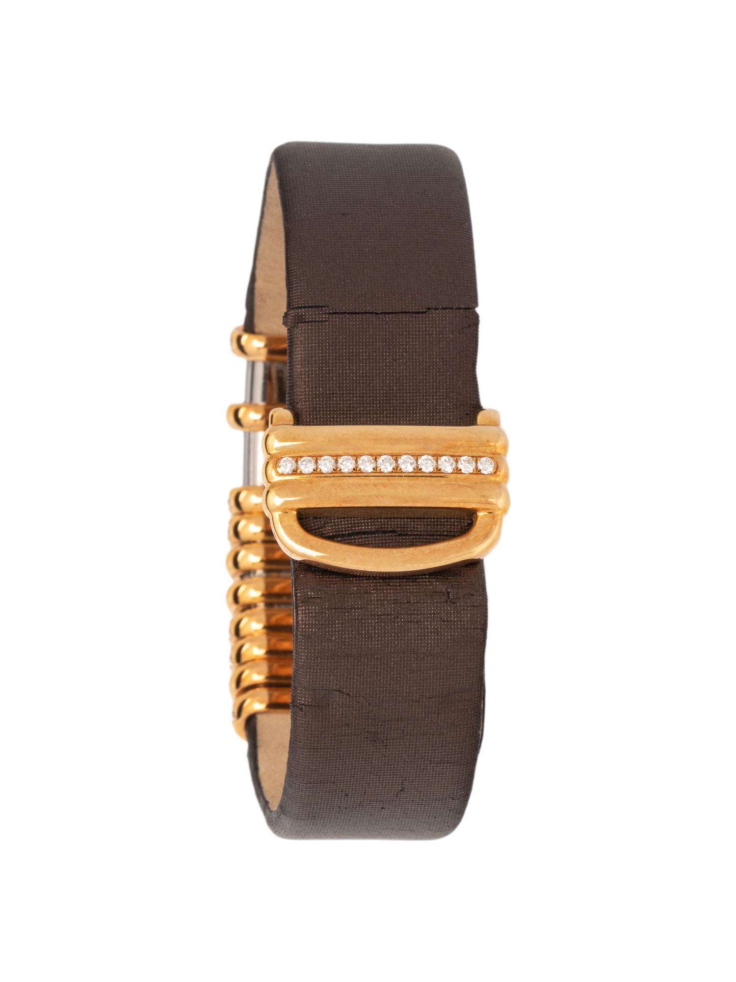 CARTIER, 18K YELLOW GOLD, TITANIUM AND DIAMOND 'DECLARATION' WATCH