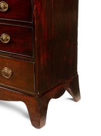 A George III Style Mahogany Chest of Drawers — 19TH CENTURY