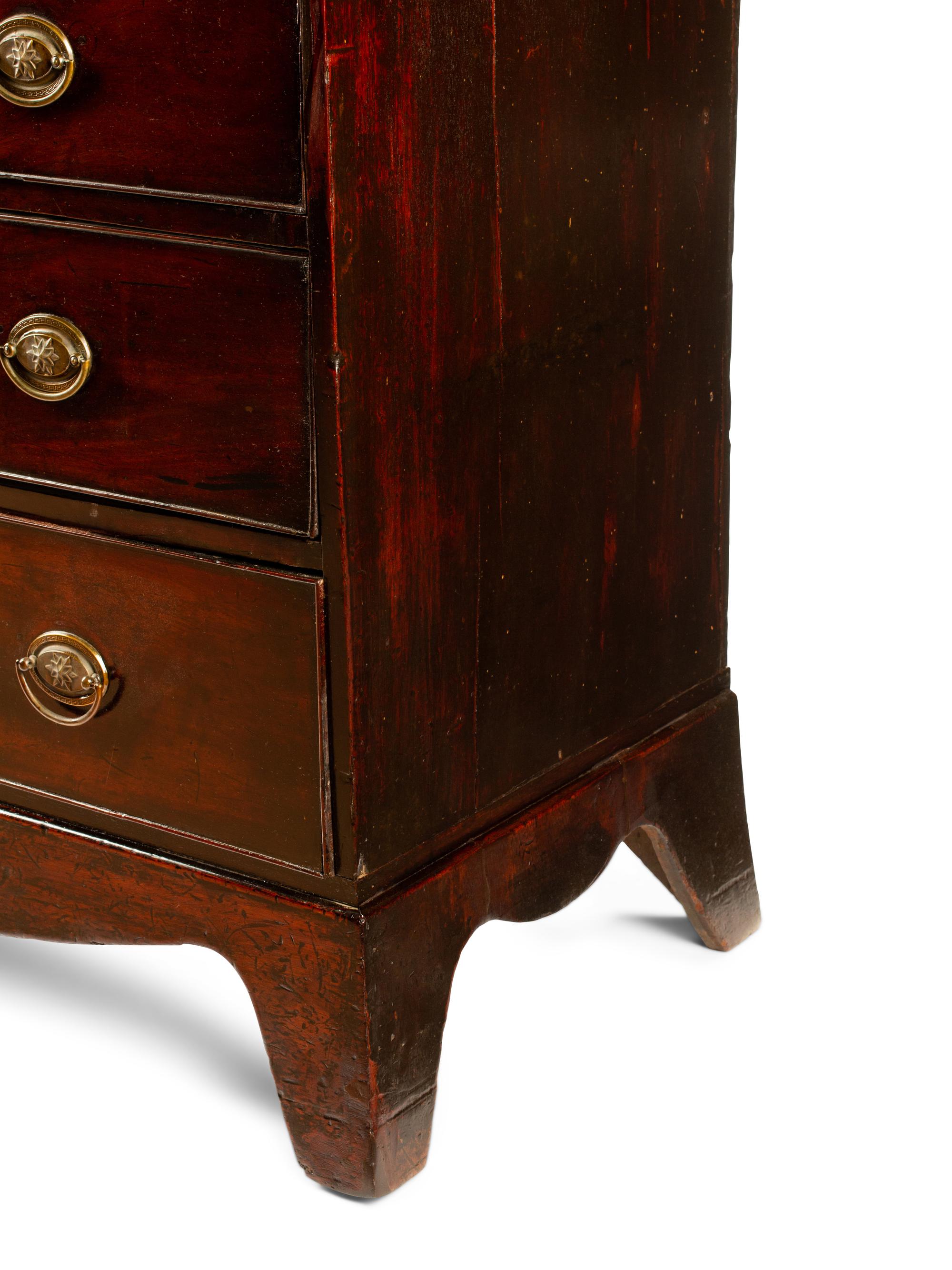 A George III Style Mahogany Chest of Drawers — 19TH CENTURY