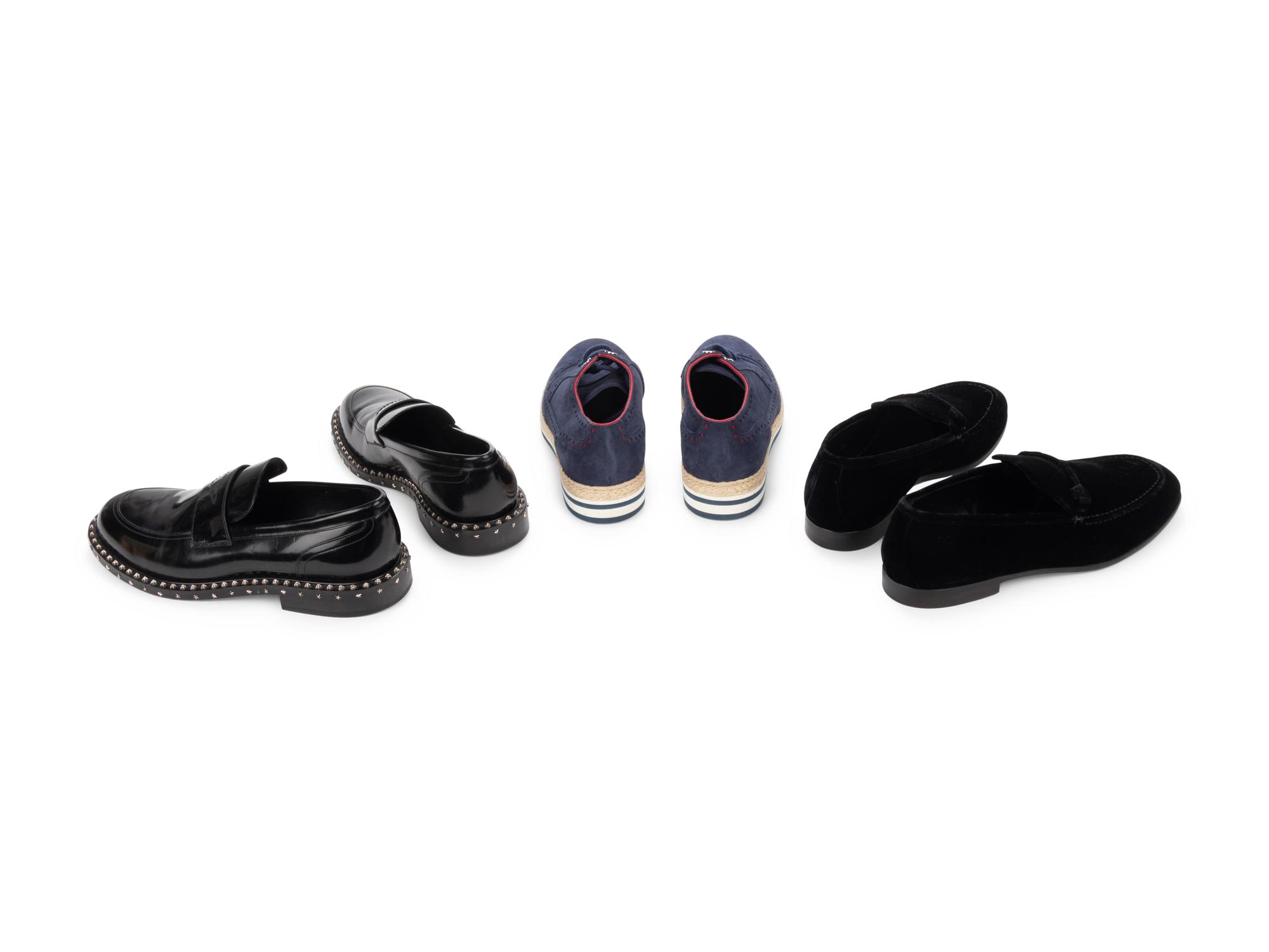 Five Pairs of Men's Designer Shoes, c. 2017 — BNY 243, 246, 245