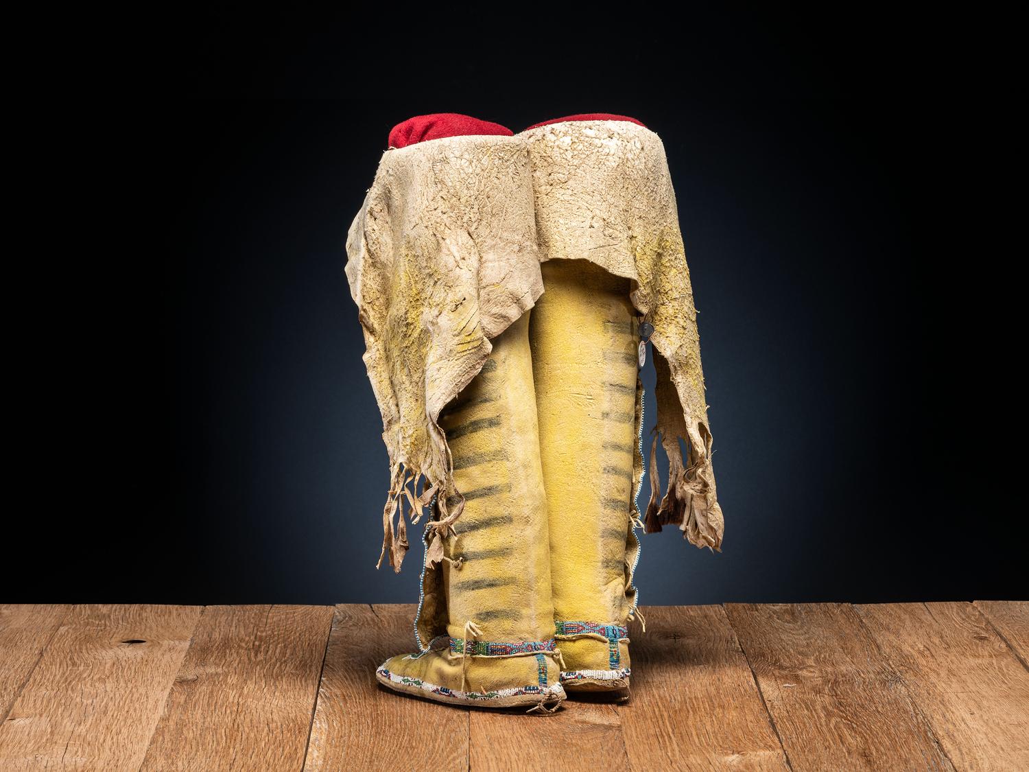 Kiowa Beaded Boot Moccasins