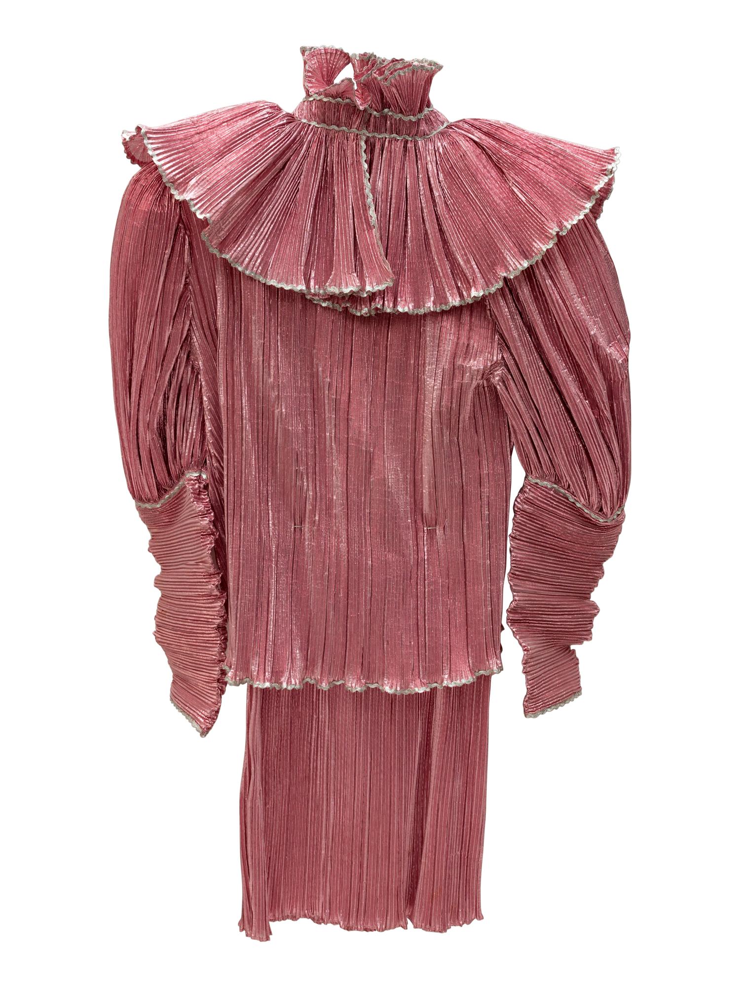 Three Crimped Metallic Organza Rodeo Costume Tops