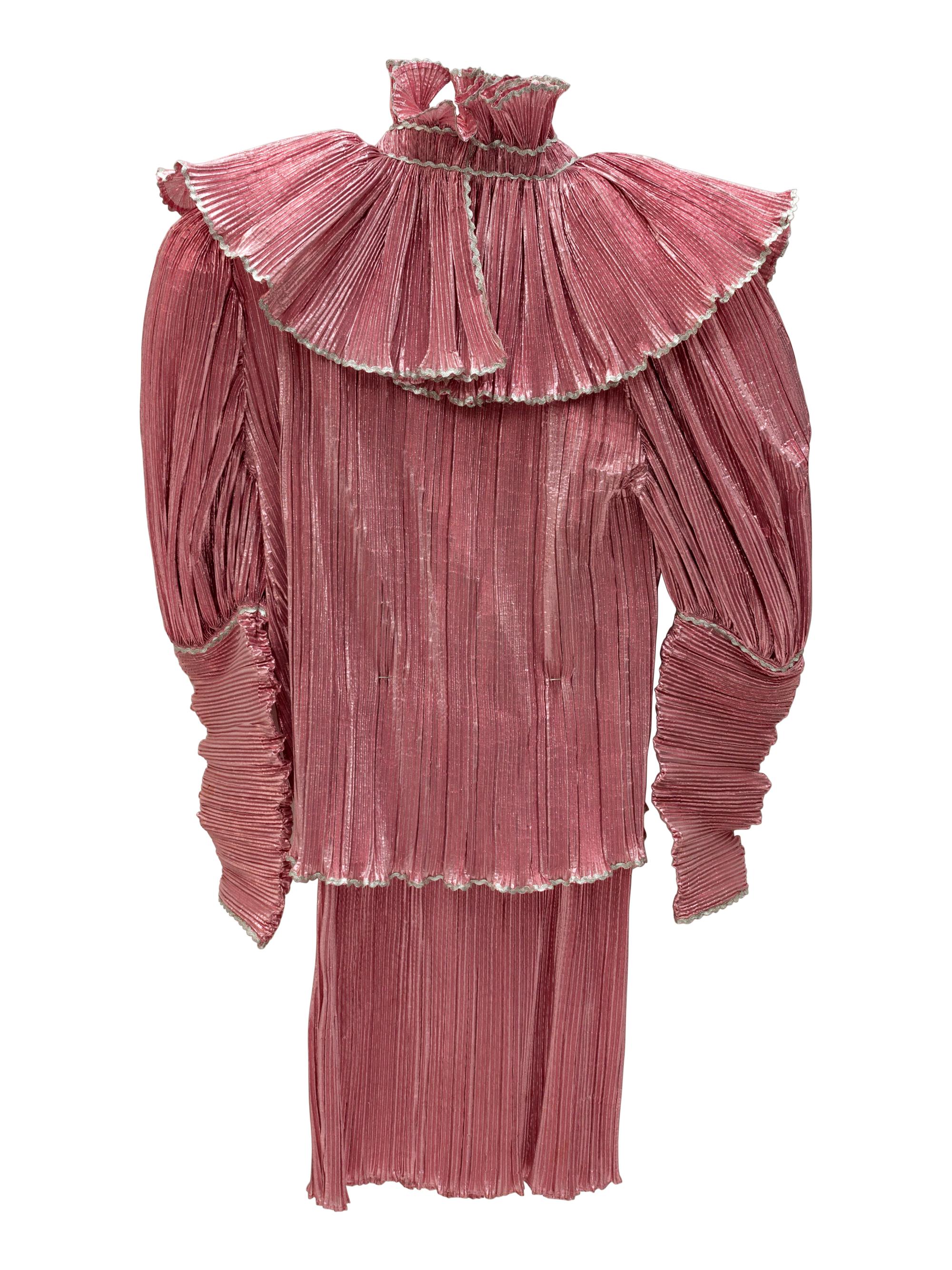 Three Crimped Metallic Organza Rodeo Costume Tops