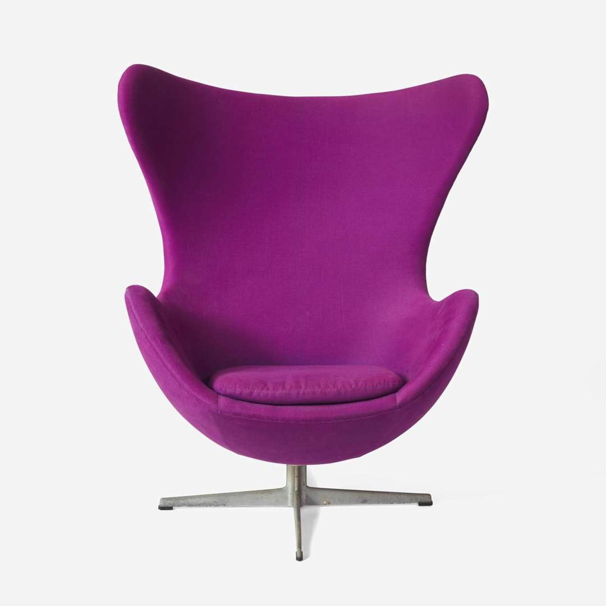 Arne Jacobsen (Danish, 1902-1971) "Egg" Chair, Fritz Hansen, Denmark, designed 1958, the present lot circa early 1960s