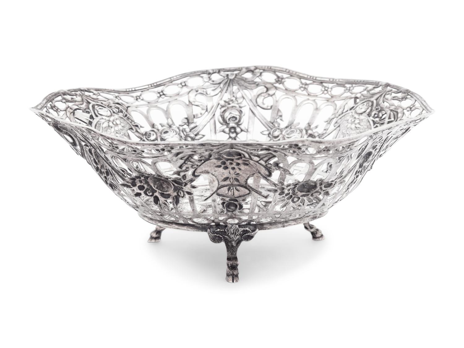 A Continental Silver Basket