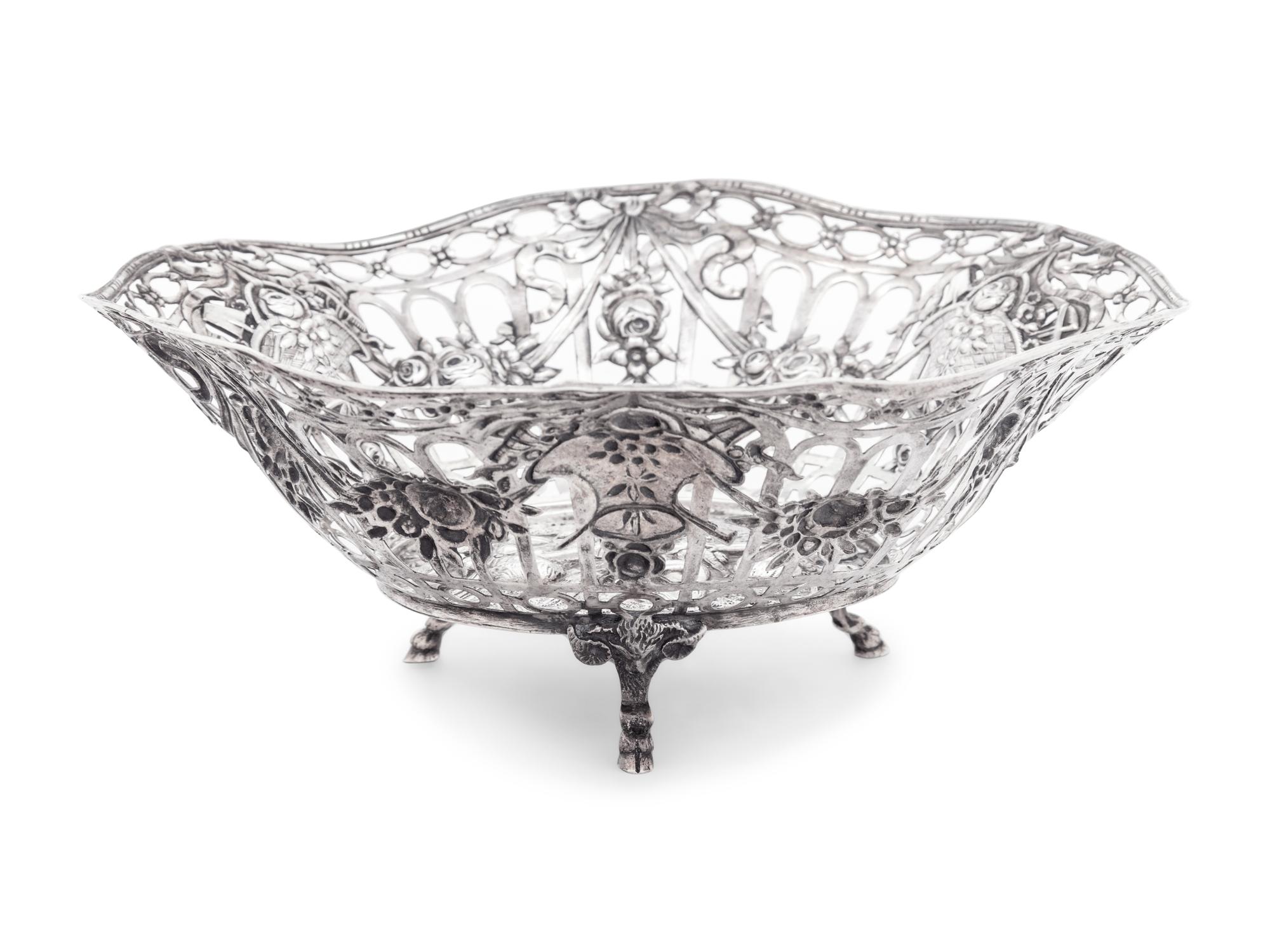 A Continental Silver Basket