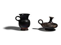 Two Campanian Black-Glazed Vessels