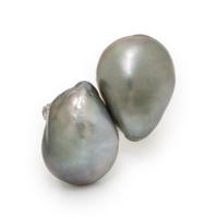Yvel, Baroque Cultured Pearl, Diamond, and White Gold