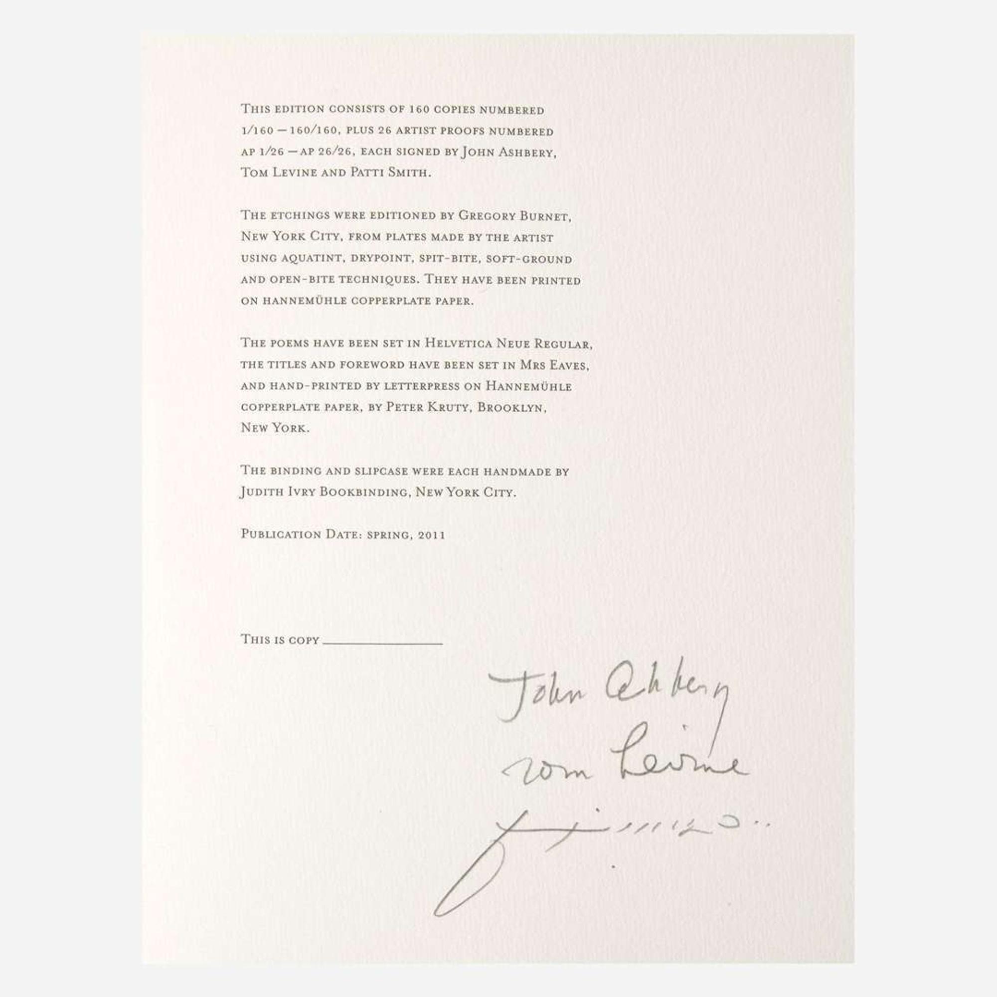 [Private Press] Ashbery, John Years of Indiscretion