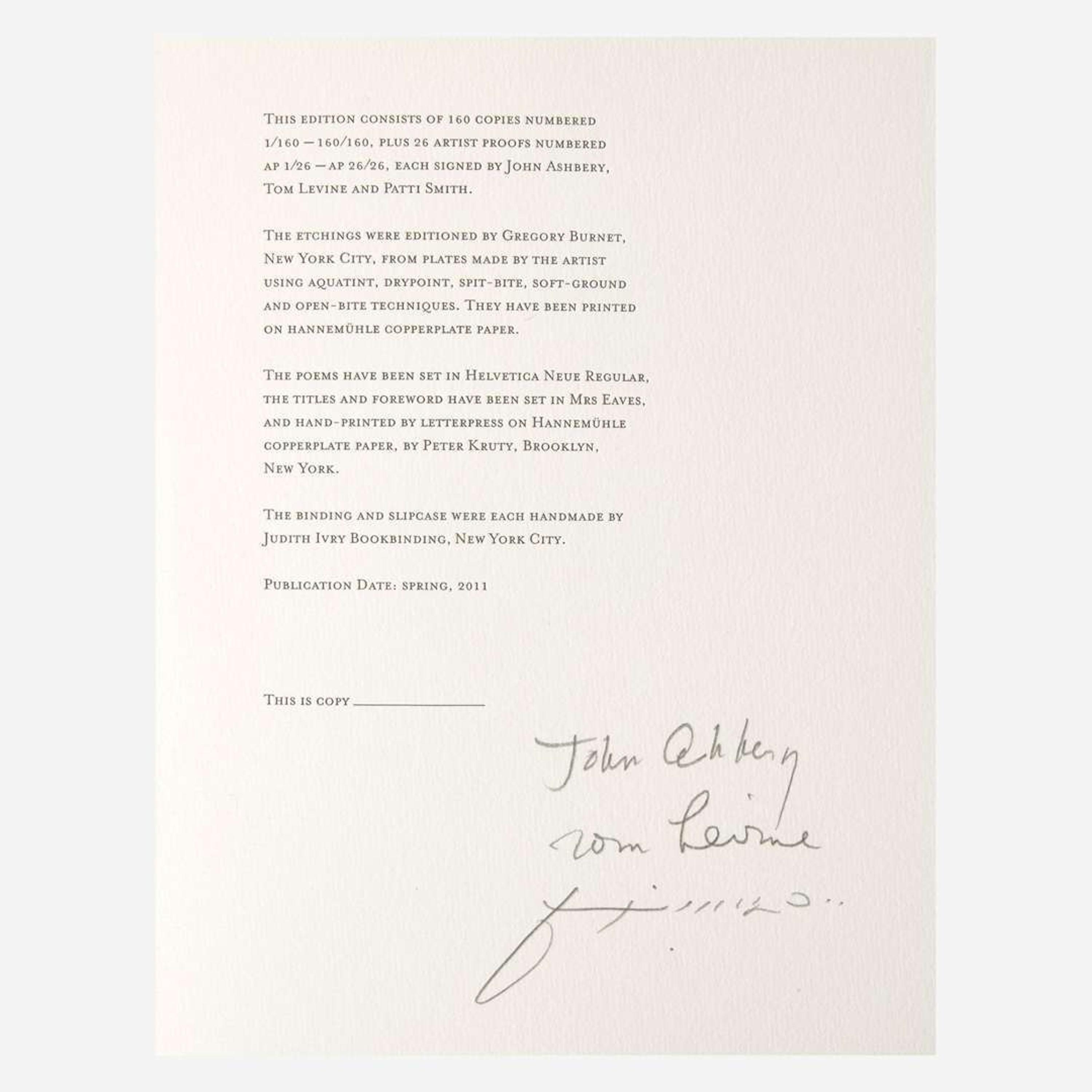 [Private Press] Ashbery, John Years of Indiscretion