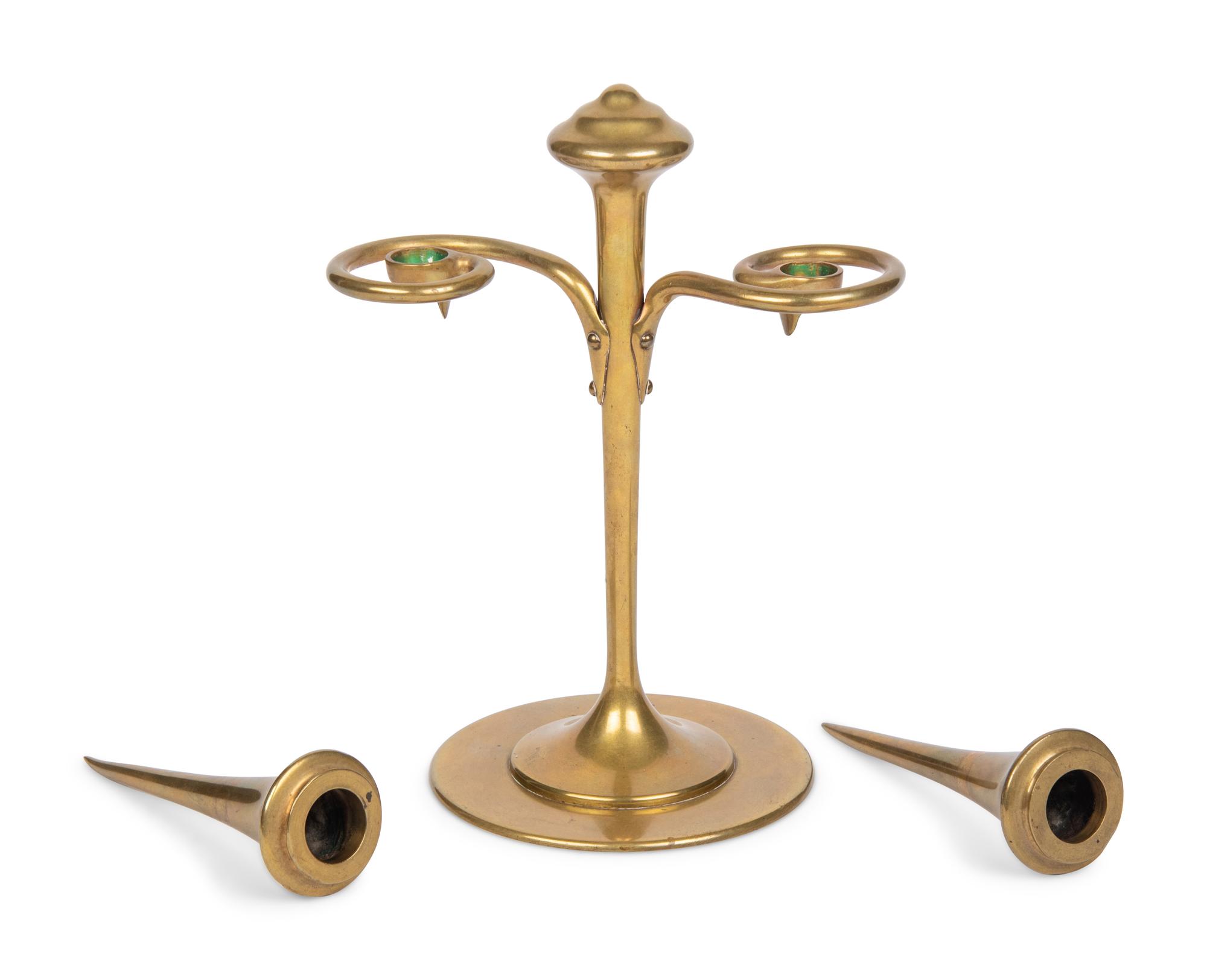 Omicron Two-Light Candelabrum circa 1905