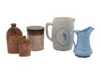 Five Pieces of English Stoneware