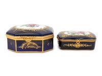 Two Limoges Porcelain Boxes