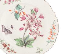 A Pair of Chelsea Porcelain Dishes